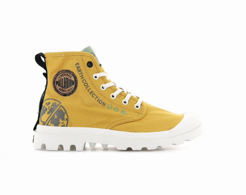 Palladium Pampa Organic Metro Damen Stiefel Gelb ||619723-EJS||